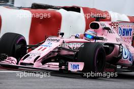 Sergio Perez (MEX) Sahara Force India F1 VJM10. 09.06.2017. Formula 1 World Championship, Rd 7, Canadian Grand Prix, Montreal, Canada, Practice Day.