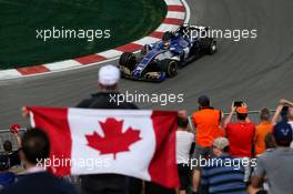 Pascal Wehrlein (GER) Sauber C36. 09.06.2017. Formula 1 World Championship, Rd 7, Canadian Grand Prix, Montreal, Canada, Practice Day.