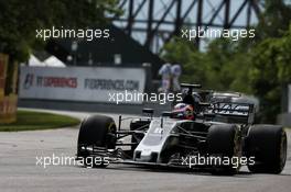 Romain Grosjean (FRA) Haas F1 Team VF-17. 09.06.2017. Formula 1 World Championship, Rd 7, Canadian Grand Prix, Montreal, Canada, Practice Day.