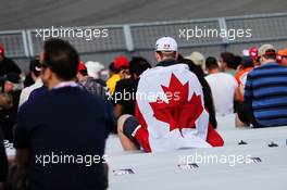 Fans in the grandstand. 09.06.2017. Formula 1 World Championship, Rd 7, Canadian Grand Prix, Montreal, Canada, Practice Day.