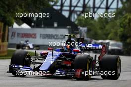 Carlos Sainz Jr (ESP) Scuderia Toro Rosso STR12. 09.06.2017. Formula 1 World Championship, Rd 7, Canadian Grand Prix, Montreal, Canada, Practice Day.