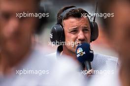Will Buxton (GBR) NBC Sports Network TV Presenter. 09.06.2017. Formula 1 World Championship, Rd 7, Canadian Grand Prix, Montreal, Canada, Practice Day.