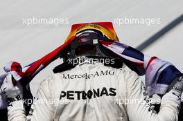 Race winner Lewis Hamilton (GBR) Mercedes AMG F1 celebrates in parc ferme. 11.06.2017. Formula 1 World Championship, Rd 7, Canadian Grand Prix, Montreal, Canada, Race Day.
