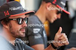 Fernando Alonso (ESP) McLaren. 08.06.2017. Formula 1 World Championship, Rd 7, Canadian Grand Prix, Montreal, Canada, Preparation Day.