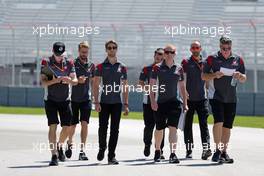 Romain Grosjean (FRA) Haas F1 Team  08.06.2017. Formula 1 World Championship, Rd 7, Canadian Grand Prix, Montreal, Canada, Preparation Day.