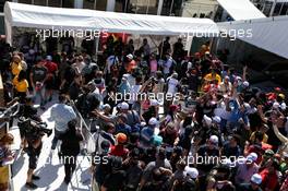 Fans wait for photographs. 08.06.2017. Formula 1 World Championship, Rd 7, Canadian Grand Prix, Montreal, Canada, Preparation Day.