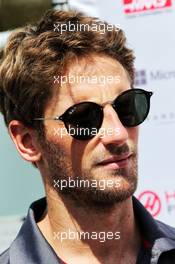 Romain Grosjean (FRA) Haas F1 Team. 08.06.2017. Formula 1 World Championship, Rd 7, Canadian Grand Prix, Montreal, Canada, Preparation Day.