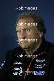 Robert Fernley (GBR) Sahara Force India F1 Team Deputy Team Principal in the FIA Press Conference. 07.04.2017. Formula 1 World Championship, Rd 2, Chinese Grand Prix, Shanghai, China, Practice Day.