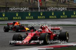 Kimi Raikkonen (FIN) Ferrari SF70H. 09.04.2017. Formula 1 World Championship, Rd 2, Chinese Grand Prix, Shanghai, China, Race Day.