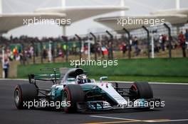 Valtteri Bottas (FIN) Mercedes AMG F1 W08. 08.04.2017. Formula 1 World Championship, Rd 2, Chinese Grand Prix, Shanghai, China, Qualifying Day.