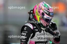 Sergio Perez (MEX) Sahara Force India F1   08.04.2017. Formula 1 World Championship, Rd 2, Chinese Grand Prix, Shanghai, China, Qualifying Day.