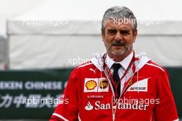 Maurizio Arrivabene (ITA) Ferrari Team Principal. 06.04.2017. Formula 1 World Championship, Rd 2, Chinese Grand Prix, Shanghai, China, Preparation Day.