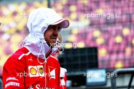 Sebastian Vettel (GER) Ferrari. 06.04.2017. Formula 1 World Championship, Rd 2, Chinese Grand Prix, Shanghai, China, Preparation Day.