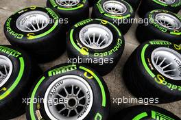 Pirelli tyres. 06.04.2017. Formula 1 World Championship, Rd 2, Chinese Grand Prix, Shanghai, China, Preparation Day.