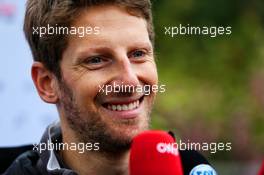 Romain Grosjean (FRA) Haas F1 Team. 06.04.2017. Formula 1 World Championship, Rd 2, Chinese Grand Prix, Shanghai, China, Preparation Day.