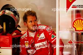 Sebastian Vettel (GER) Ferrari. 12.05.2017. Formula 1 World Championship, Rd 5, Spanish Grand Prix, Barcelona, Spain, Practice Day.