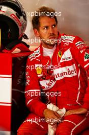Sebastian Vettel (GER) Ferrari. 12.05.2017. Formula 1 World Championship, Rd 5, Spanish Grand Prix, Barcelona, Spain, Practice Day.
