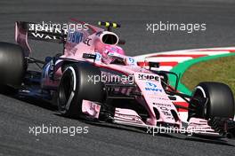 Esteban Ocon (FRA) Force India F1  12.05.2017. Formula 1 World Championship, Rd 5, Spanish Grand Prix, Barcelona, Spain, Practice Day.