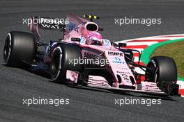 Esteban Ocon (FRA) Force India F1  12.05.2017. Formula 1 World Championship, Rd 5, Spanish Grand Prix, Barcelona, Spain, Practice Day.