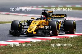 Nico Hulkenberg (GER) Renault Sport F1 Team RS17. 12.05.2017. Formula 1 World Championship, Rd 5, Spanish Grand Prix, Barcelona, Spain, Practice Day.