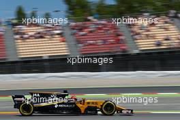 Jolyon Palmer (GBR) Renault Sport F1 Team   12.05.2017. Formula 1 World Championship, Rd 5, Spanish Grand Prix, Barcelona, Spain, Practice Day.