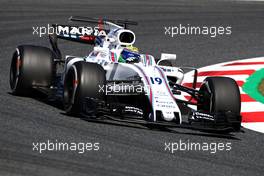 Felipe Massa (BRA) Williams F1 Team  12.05.2017. Formula 1 World Championship, Rd 5, Spanish Grand Prix, Barcelona, Spain, Practice Day.
