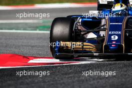 Marcus Ericsson (SWE) Sauber C36. 12.05.2017. Formula 1 World Championship, Rd 5, Spanish Grand Prix, Barcelona, Spain, Practice Day.