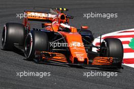 Stoffel Vandoorne (BEL) McLaren F1  12.05.2017. Formula 1 World Championship, Rd 5, Spanish Grand Prix, Barcelona, Spain, Practice Day.