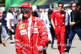 Kimi Raikkonen (FIN) Ferrari. 12.05.2017. Formula 1 World Championship, Rd 5, Spanish Grand Prix, Barcelona, Spain, Practice Day.