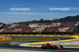 Stoffel Vandoorne (BEL) McLaren MCL32. 12.05.2017. Formula 1 World Championship, Rd 5, Spanish Grand Prix, Barcelona, Spain, Practice Day.