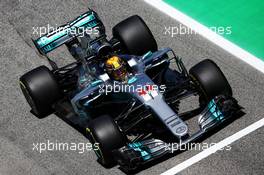 Lewis Hamilton (GBR) Mercedes AMG F1 W08. 12.05.2017. Formula 1 World Championship, Rd 5, Spanish Grand Prix, Barcelona, Spain, Practice Day.
