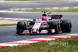 Esteban Ocon (FRA) Sahara Force India F1 VJM10. 12.05.2017. Formula 1 World Championship, Rd 5, Spanish Grand Prix, Barcelona, Spain, Practice Day.