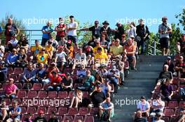 Fans in the grandstand. 12.05.2017. Formula 1 World Championship, Rd 5, Spanish Grand Prix, Barcelona, Spain, Practice Day.