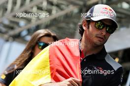 Carlos Sainz Jr (ESP) Scuderia Toro Rosso. 14.05.2017. Formula 1 World Championship, Rd 5, Spanish Grand Prix, Barcelona, Spain, Race Day.