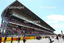 The grid. 14.05.2017. Formula 1 World Championship, Rd 5, Spanish Grand Prix, Barcelona, Spain, Race Day.