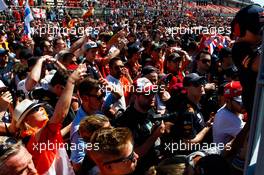 Fans invade the circuit at the podium. 14.05.2017. Formula 1 World Championship, Rd 5, Spanish Grand Prix, Barcelona, Spain, Race Day.