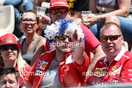 A Ferrari fan. 14.05.2017. Formula 1 World Championship, Rd 5, Spanish Grand Prix, Barcelona, Spain, Race Day.