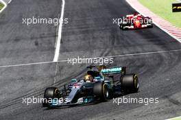 Lewis Hamilton (GBR) Mercedes AMG F1 W08. 14.05.2017. Formula 1 World Championship, Rd 5, Spanish Grand Prix, Barcelona, Spain, Race Day.