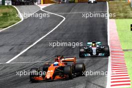 Fernando Alonso (ESP) McLaren MCL32. 14.05.2017. Formula 1 World Championship, Rd 5, Spanish Grand Prix, Barcelona, Spain, Race Day.