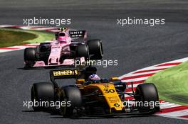 Jolyon Palmer (GBR) Renault Sport F1 Team RS17. 14.05.2017. Formula 1 World Championship, Rd 5, Spanish Grand Prix, Barcelona, Spain, Race Day.