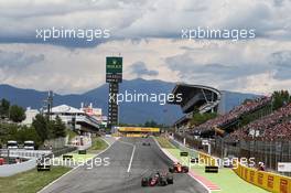 Romain Grosjean (FRA) Haas F1 Team VF-17. 14.05.2017. Formula 1 World Championship, Rd 5, Spanish Grand Prix, Barcelona, Spain, Race Day.