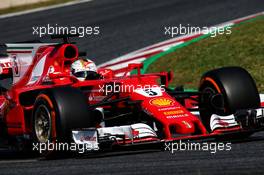Sebastian Vettel (GER) Ferrari SF70H. 13.05.2017. Formula 1 World Championship, Rd 5, Spanish Grand Prix, Barcelona, Spain, Qualifying Day.