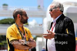 (L to R): Thierry Koskas (FRA) Renault Executive Vice President, Sales & Marketing with Jerome Stoll (FRA) Renault Sport F1 President. 13.05.2017. Formula 1 World Championship, Rd 5, Spanish Grand Prix, Barcelona, Spain, Qualifying Day.