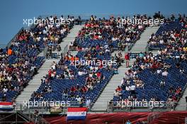 Fans in the grandstand. 13.05.2017. Formula 1 World Championship, Rd 5, Spanish Grand Prix, Barcelona, Spain, Qualifying Day.