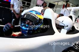 Zsolt Baumgartner (HUN) in the Two-Seater F1 Experiences Racing Car. 13.05.2017. Formula 1 World Championship, Rd 5, Spanish Grand Prix, Barcelona, Spain, Qualifying Day.