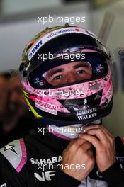 Sergio Perez (MEX) Sahara Force India F1. 13.05.2017. Formula 1 World Championship, Rd 5, Spanish Grand Prix, Barcelona, Spain, Qualifying Day.