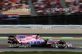 Sergio Perez (MEX) Sahara Force India F1 VJM10. 13.05.2017. Formula 1 World Championship, Rd 5, Spanish Grand Prix, Barcelona, Spain, Qualifying Day.