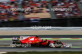 Kimi Raikkonen (FIN) Ferrari SF70H. 13.05.2017. Formula 1 World Championship, Rd 5, Spanish Grand Prix, Barcelona, Spain, Qualifying Day.