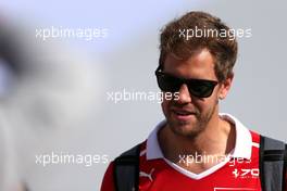 Sebastian Vettel (GER) Scuderia Ferrari  13.05.2017. Formula 1 World Championship, Rd 5, Spanish Grand Prix, Barcelona, Spain, Qualifying Day.