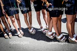 Grid girls. 14.05.2017. Formula 1 World Championship, Rd 5, Spanish Grand Prix, Barcelona, Spain, Race Day.